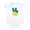 Cloud White, variant on CafePress - Ukrainian Flag Peace Sign Ukraine Native Body Suit - Baby Light Bodysuit, Size Newborn - 24 Months