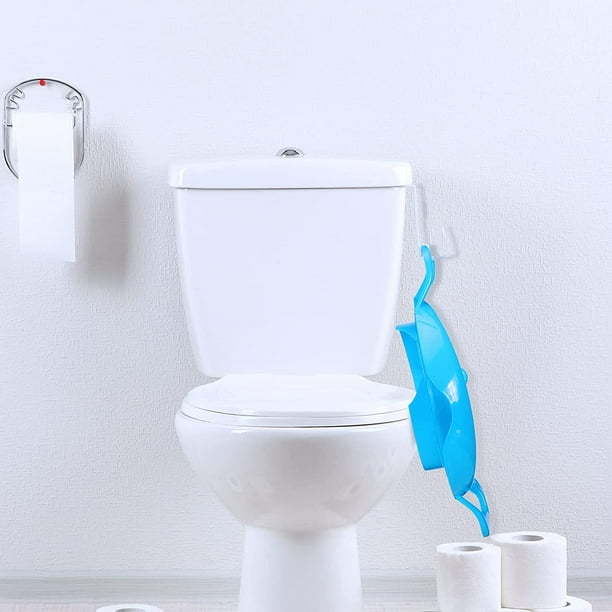 6 Pieces Potty Ring Hook Hang Door Hanger Hook White Utility Potty Seat Hook Over Toilet Tank Holder Door Z Shape Hooks Single Plastic Organize Hanger