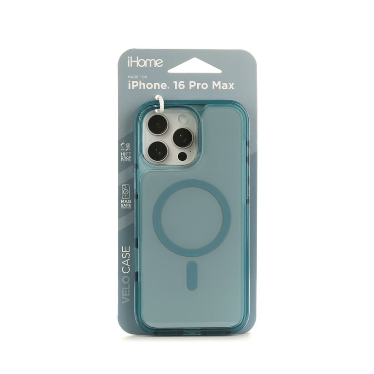 iHome Premium iPhone 16 Pro Max Case, MagSafe Compatible, Drop