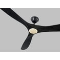 thumbnail image 4 of Monte Carlo 3MAVR70BKBKD Maverick Max Energy Star 70" Ceiling Fan with LED Light and Hand Remote Control, 3 Balsa Wood Blades, Matte Black, 4 of 4