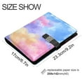 thumbnail image 3 of Leather Notebook with Pen Holder Writing Notepad Includes 100 Pages Lined Journal Tie-dye Clouds Pattern, 3 of 6