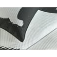 thumbnail image 4 of Ambesonne Yoga Quilted Bedspread Set 3 Pcs, Polar Bear Grunge, King Size, Charcoal Grey White, 4 of 5