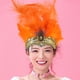 thumbnail image 3 of Tocado de plumas, diadema de plumas, tocado de lentejuelas para fiesta de cosplay, 3 of 8