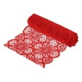 thumbnail image 1 of Unique Bargains Lace Ribbon 10 Yards 7 Inch Lace Flower Trim for Craft Headbands Wedding Red, 1 of 5