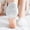 White, variant on Elegant Home Comfort Sock Slippers for All Day Wear Front Toe Open Grip Low Cut Ons Ideal for Indoor Casual Use