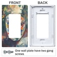 thumbnail image 3 of Yayeee Rocker Switch Wall Plate 1-Gang 4.6"x2.9" Home Decorative Outlet Cover, Colorful Goldfish, 3 of 6