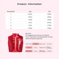 thumbnail image 7 of TiaoBug Shiny Sequin Crop Tops for Girls Hip-hop Dance Vest 70s Disco Party Stage Performance Outfit Red 6, 7 of 7