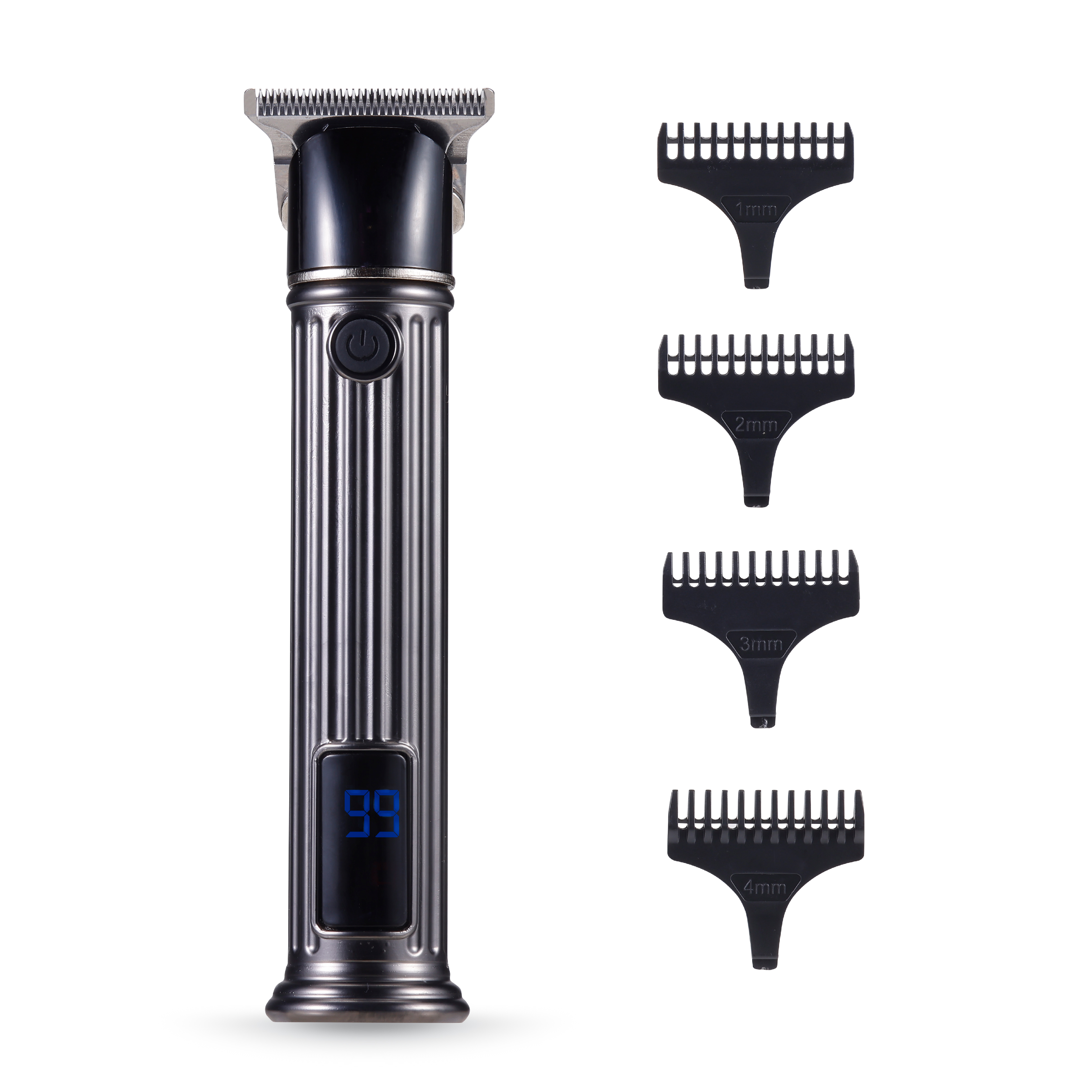 Brookstone Cordless Rechargeable Electric Hair Clipper Kit, Black photo 1