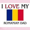 thumbnail image 2 of CafePress - I Love My Romanian Dad Infant Bodysuit - Baby Light Bodysuit, Size Newborn - 24 Months, 2 of 4