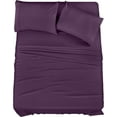 thumbnail image 1 of King Bed Sheet Set Piece Bedding Soft Brushed Microfiber Fabric Shrinkage & Fade Easy Care (), 1 of 7