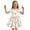 Beige-F, variant on Easter Bunny Print Girls Dress Flutter Sleeve Party Dress For Toddler Baby Girl Floral Occasion Outfits Dresses