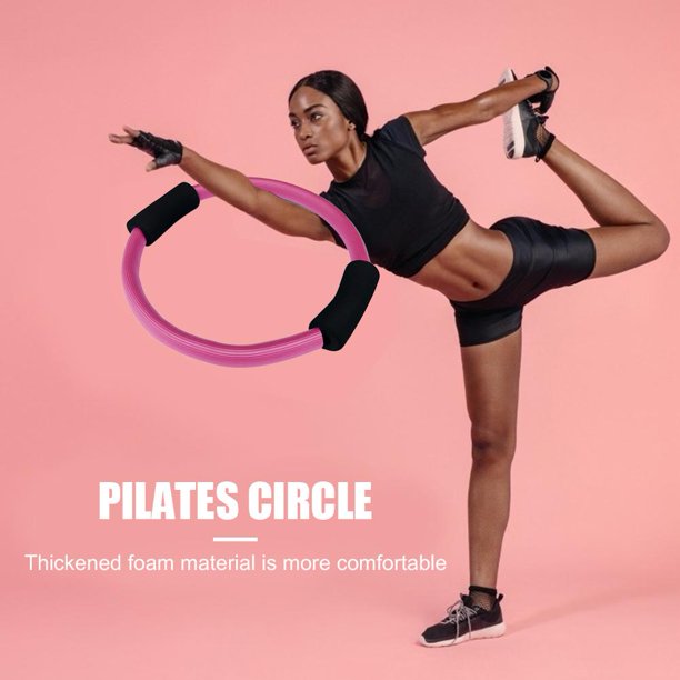 Pilates Anillo Entrenamiento Entrenamiento Estiramiento Ejercicio Yoga Círculo Rosa Rojo Rojo Ndcxsfigh Para Estrenar