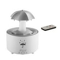 thumbnail image 1 of AMLESO Essential Oil Diffuser LED Lights Bedroom Fireplace Rain Drop Air Humidifier White, 1 of 8