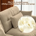 thumbnail image 5 of Villeston 173.2" 4-Seater Comfy Modular Sectional Sofa, U Shaped Couch with Deep Seat for Living Room(Velvet Khaki), 5 of 10