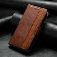 thumbnail image 7 of for Samsung Galaxy A06 Leather Phone Case Wallet Folio Flip Cover Casual Business, [RFID Blocking] Multi Hidden Anti-theft Card Holder Cash Slot, Side Magnetic Buckle, Stand Support, 7 of 7
