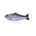 thumbnail image 4 of Interactive Fish Chase Cat Toy Blue Plush 1Pcs Indoor Play, 4 of 6