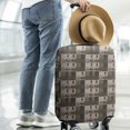 thumbnail image 2 of Multicolor Bigfoot and Camping Pattern Luggage Cover Fashion Suitcase Cover Baggage Covers Fit 25-28 Inch Luggage (Go Travel), 2 of 5