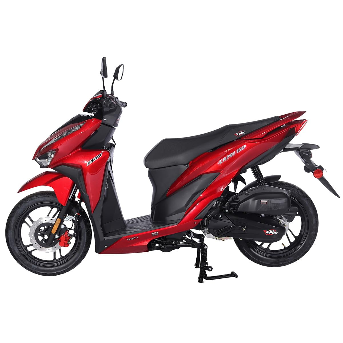 X-PRO Brand New Capri 150cc Moped Scooter with 13" Aluminum Wheels, Electric/Kick Start!