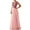 Pink, variant on purcolt Women's V Neck Sparkly Glitter Sequin Chiffon Maxi Dresses Formal Gowns Wedding Guest Dresses Evening Party Cocktail Dress