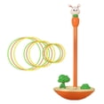 thumbnail image 2 of Juego de lanzamiento de anillos de animales, juegos al aire libre para niños, recuerdos de fiesta, juego de lanzamiento, juego de lanzamiento para actualización de conejo perfecl juego de lanzamiento de anillos al aire libre, 2 of 8