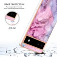 thumbnail image 5 of Nalacover for Google Pixel 6A Marble Pattern Slim Case Compatible with MagSafe Wireless Charging, Soft Silicone/TPU Shockproof Non-Yellowing Lightweight Protective Cover for Google Pixel 6A, Pink, 5 of 6