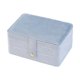 thumbnail image 4 of Caja de almacenamiento de joyas Estuche de almacenamiento de joyas Compartimentos ajustables multifuncionales Azul, 4 of 9