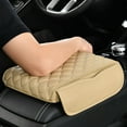 thumbnail image 3 of ROZYARD Soft Leather Car Armrest Heightening Pad with Handy Storage Height Extender, 3 of 20