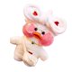 thumbnail image 4 of Juguete de peluche, muñeco de pato blanco, lindo juguete de peluche de pato navideño, máxima comodidad, 4 of 12