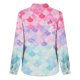 thumbnail image 5 of Puntoco Moda Mujer Suelta V-Cuello Impreso Botón Frontal Cárdigan Camisa Tops Camiseta Puntoco Puntoco-1, 5 of 5