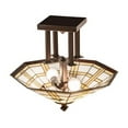 thumbnail image 7 of Meyda Tiffany 210967 Tiffany/Mica Two Light Flushmount from Arrowhead collection in Bronze/Dark finish, 20.00 inches, 7 of 7