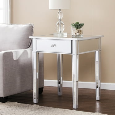 Southern Enterprises Illusions Collection Mirrored Console Table Desk Com Southern Enterprises Illusions, Southern Enterprises Mirage Mirrored Console Tables