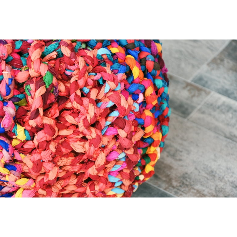 Large colorful ottoman online