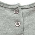 thumbnail image 7 of Richie House Little Girls Grey Patch Pockets Elastic Waist Dress 6, 7 of 7
