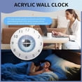 thumbnail image 5 of the Eye Eyeball with Beauty Contact Pupil Core Sight View Ophthalmology Mute Wall Clock Optical Stor, 5 of 5