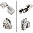 thumbnail image 4 of 8 bisagras para puerta de gabinete, apertura de armario con 64 tornillos, bisagras plegables de acero inoxidable, bisagra de cierre automático para muebles de armario de cocina, puerta de armario, 4 of 5