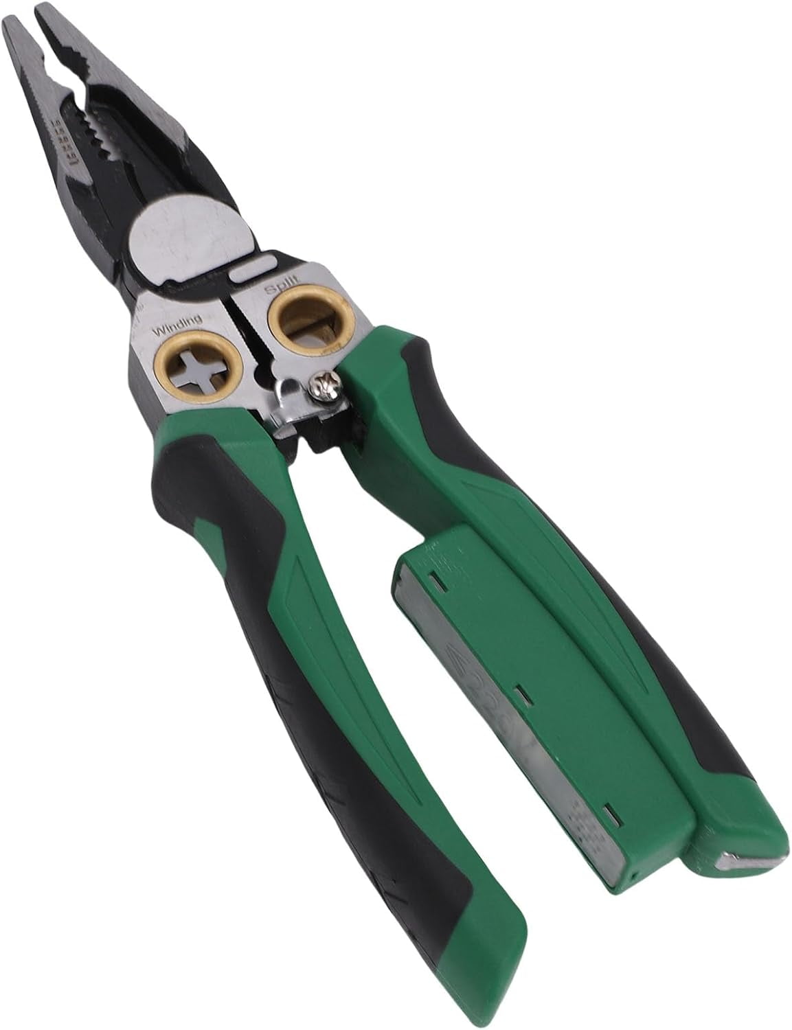Wire Stripper, 8 in 1 Cable Cutter Crimper with Voltage Tester, Electric Wire Stripper Tool Crimper for Copper Aluminum Steel Wires, Cable Stripper for Sharpening, Cutting