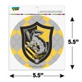 thumbnail image 5 of Harry Potter Hufflepuff Plaid Sigil Automotive Car Refrigerator Locker Vinyl Circle Magnet, 5 of 6