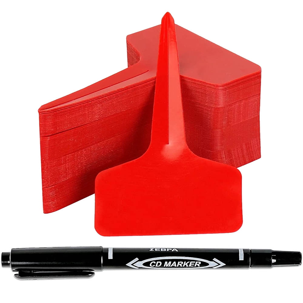 200Pcs Plastic Plant Labels Garden Markers Plant Tags Waterproof Plant