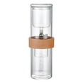 thumbnail image 1 of jifeng Glass Ice Drip Coffee Pot Coffee Mug Drip Coffee Machine Tea Coffee Kettle Iced, 1 of 9