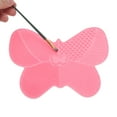 thumbnail image 3 of Unique Bargains Butterfly Makeup Brush Cleaning Mat 1 Pc Pink, 3 of 6