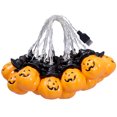 thumbnail image 5 of Luces LED de cadena de calabaza de Halloween JAMW 9.8 pies 20 luces temporizador tamaño gigante 3D Jack-O-Lantern, 5 of 5