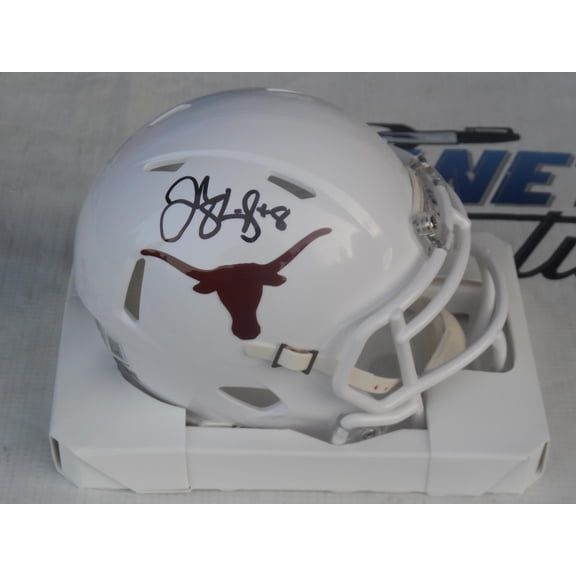 Jordan Shipley signed autographed Texas Longhorns UT mini speed helmet BAS Beckett COA