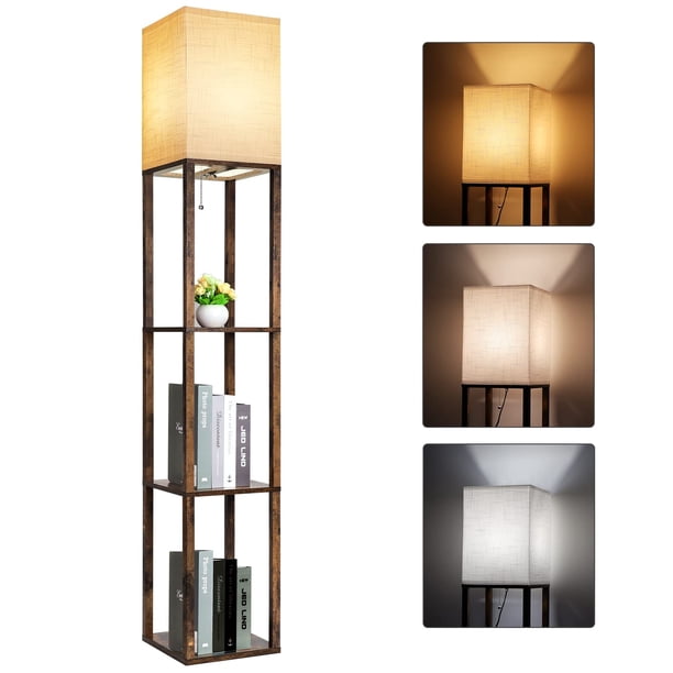 Lámpara de Piso RUNTOP Marrón 160 cm 8W 120V Regulable