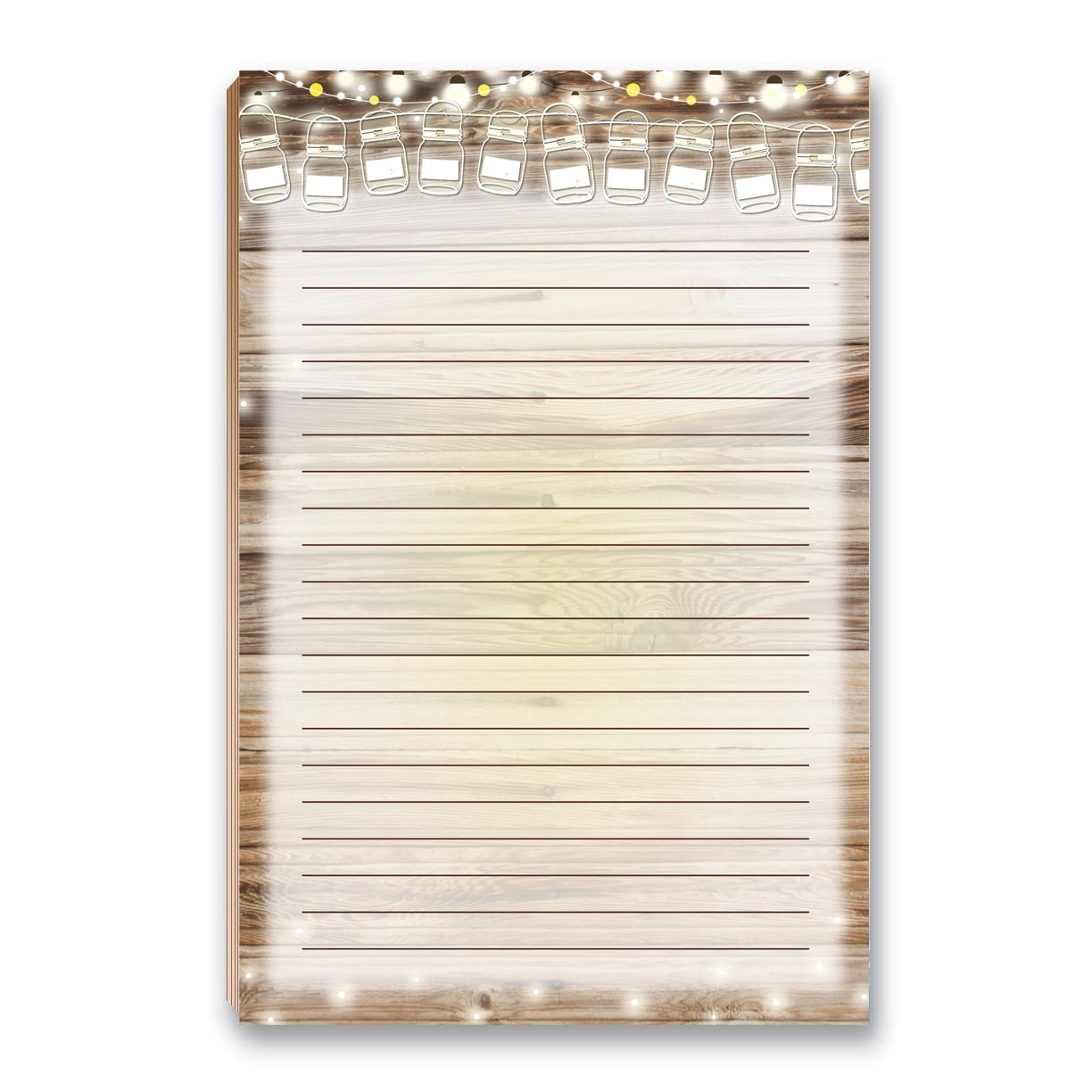 Barnwood Rustic Magnetic Notepad –5.5 x 8.5 Inches, 50 Sheets – B45016