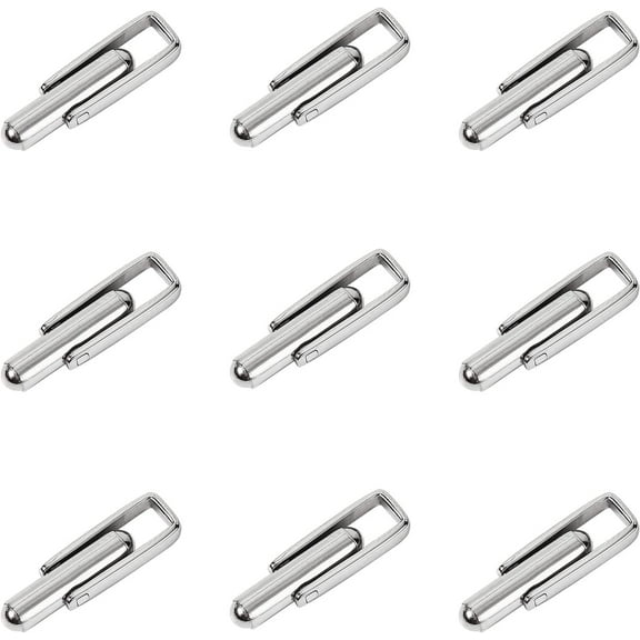 10pcs Stainless Steel Cufflinks Cuff Button Cabochons Tray Bezel Cufflink Blanks Setting for Jewelry Making