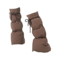 thumbnail image 2 of yuksok Winter Padded Puffer Leg Warmers for Women for Hiking Outdoor Workers, 2 of 9