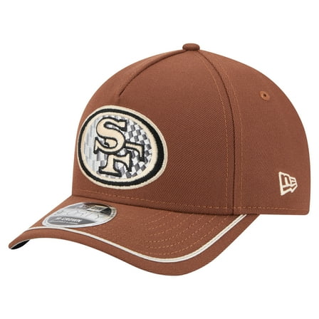 Men's New Era  Brown San Francisco 49ers Motorsport 9FORTY Adjustable Hat