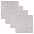 thumbnail image 1 of Mantas de recepción Disney Baby, paquete de 4 unidades, 100% franela de algodón, 1 of 3