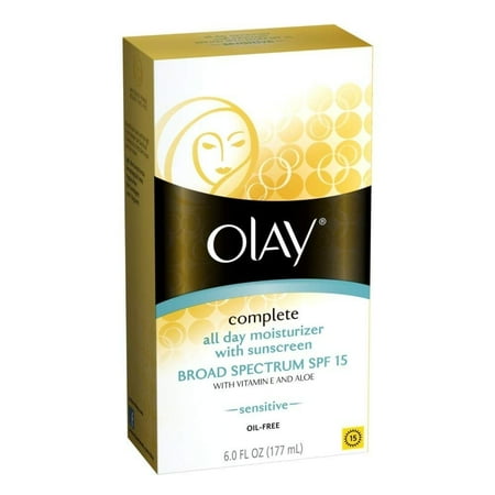 OLAY Complete All Day Moisturizer SPF 15, Sensitive Skin 6 (Best Body Moisturizer For Sensitive Skin)