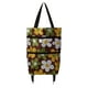 thumbnail image 2 of Carrito de compras plegable con bolsa expandible y cremallera | Ruedas plegables para fácil almacenamiento | Bolsa reutilizable para compras, escuela o excursiones, 2 of 4